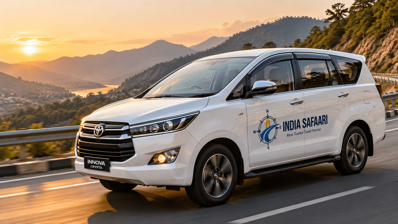India Safaari outstation cab service on scenic highway
